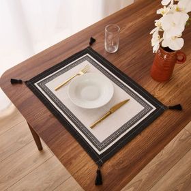 Evidea Ethnic Soft Beyaz 35x55 CM 2'li Amerikan Servis