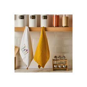 Evidea Flo Soft Renkli 40x60 cm 2'li Mutfak Havlusu