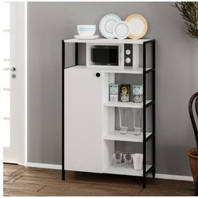 Evidea Fly Mobilya Lisa Beyaz 80 cm Çok Amaçlı Dolap