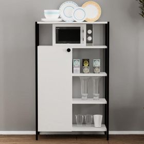 Evidea Fly Mobilya Lisa Beyaz 80 cm Çok Amaçlı Dolap