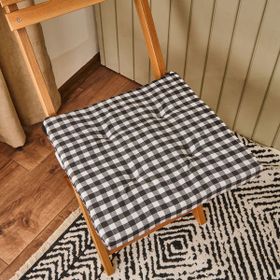 Evidea Guarda Soft Siyah 38x38 cm Sandalye Minderi