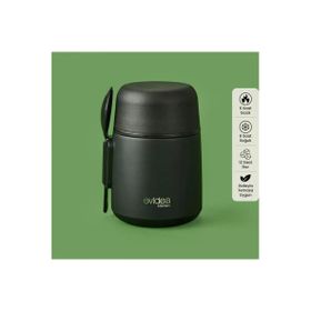 Evidea Kitchen 500 ml Siyah Yemek Termosu