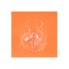 Evidea Kitchen 510 ml Şeffaf Pembe Figürlü Borosilikat Cam Meşrubat Bardağı