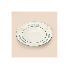 Evidea Kitchen Amiamo La Pasta Beyaz 27 CM Makarna Tabağı