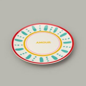 Evidea Kitchen Amour Renkli 19 CM Pasta Tabağı