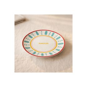 Evidea Kitchen Amour Renkli 25 CM Servis Tabağı