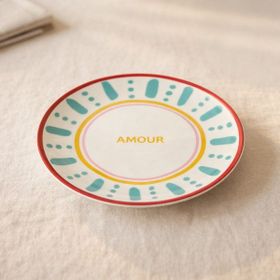 Evidea Kitchen Amour Renkli 25 CM Servis Tabağı