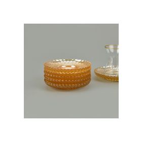 Evidea Kitchen Anafor Altın 12 CM 6'lı Çay Tabağı