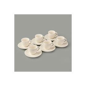 Evidea Kitchen Arnea 6'lı Krem 90 ml Kahve Fincan Takımı