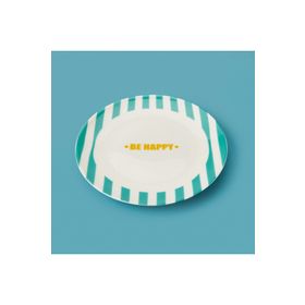 Evidea Kitchen Be Happy Yeşil 19 CM Tatlı Tabağı