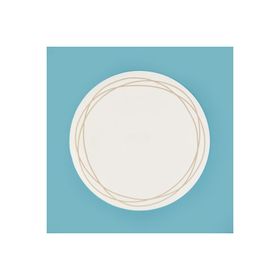 Evidea Kitchen Beyaz Krem 38 cm Yuvarlak Deri Supla