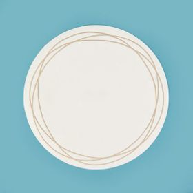 Evidea Kitchen Beyaz Krem 38 cm Yuvarlak Deri Supla