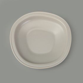 Evidea Kitchen Bloom Çukur Gri 23 cm Yemek Tabağı