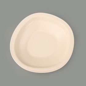 Evidea Kitchen Bloom Çukur Krem 23 cm Yemek Tabağı