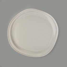 Evidea Kitchen Bloom Gri 29 cm Servis Tabağı