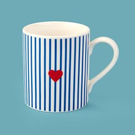 Evidea Kitchen Bold Heart Renkli 290 ml Porselen Kupa