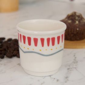 Evidea Kitchen Bon Appetit 80 ml Renkli Espresso Fincanı