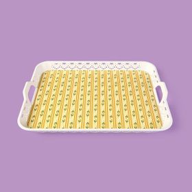 Evidea Kitchen Botanik Renkli 41x31 cm Tepsi