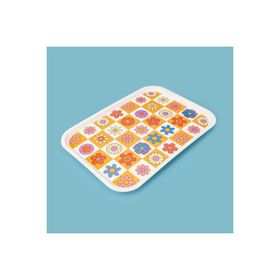 Evidea Kitchen Flower Renkli 42x30 cm Tepsi