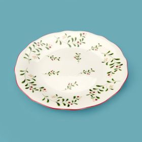 Evidea Kitchen Gonca Porselen Renkli 20 cm Tatlı Tabağı