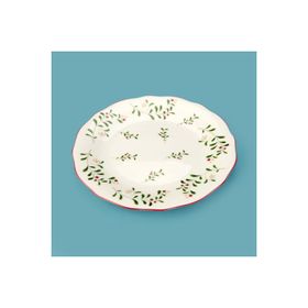 Evidea Kitchen Gonca Porselen Renkli 20 cm Tatlı Tabağı