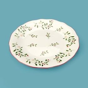 Evidea Kitchen Gonca Porselen Renkli 20 cm Tatlı Tabağı