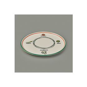 Evidea Kitchen Gourmet Classic Renkli 30 cm Pizza Tabağı