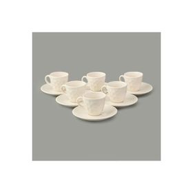 Evidea Kitchen Hammer Krem 90 ml 6'lı Kahve Fincan Takımı