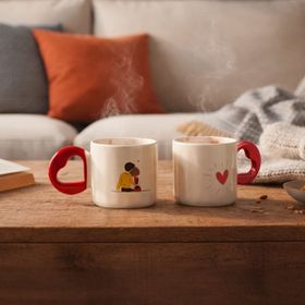 Evidea Kitchen Kalpli 2'li 270 ml Çift Kupa