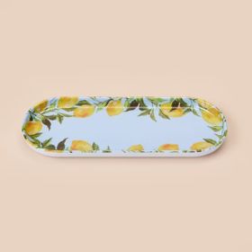 Evidea Kitchen Lemon 32 cm Renkli Kayık Tabak