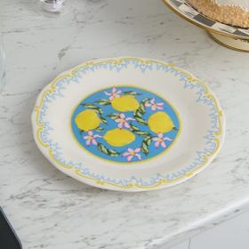 Evidea Kitchen Limecello Porselen Renkli 27 CM Servis Tabağı