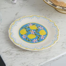Evidea Kitchen Limecello Porselen Renkli 27 CM Servis Tabağı