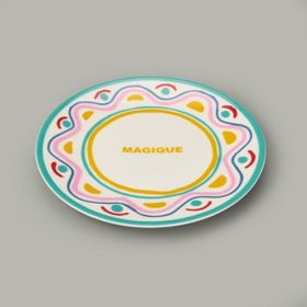 Evidea Kitchen Magique Renkli 25 CM Servis Tabağı