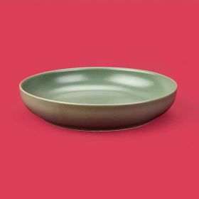 Evidea Kitchen Nordic Yeşil 22 cm Çukur Yemek Tabağı
