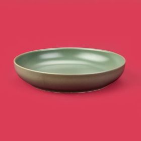 Evidea Kitchen Nordic Yeşil 22 cm Çukur Yemek Tabağı