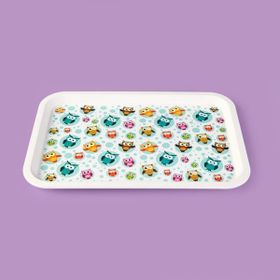 Evidea Kitchen Owls Renkli 21x31 cm Tepsi