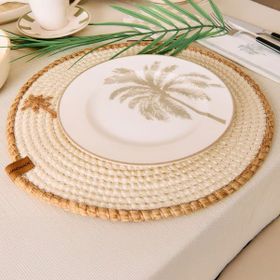 Evidea Kitchen Palm Krem Bej 21 CM Tatlı ve Kahvaltı Tabağı