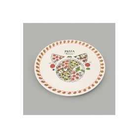 Evidea Kitchen Pizza Lover Renkli 31 cm Pizza Tabağı
