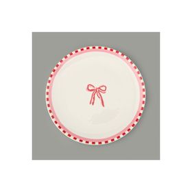 Evidea Kitchen Ribbon Porselen Renkli 19 cm Tatlı Tabağı