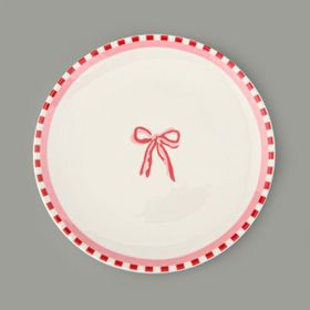 Evidea Kitchen Ribbon Porselen Renkli 19 cm Tatlı Tabağı