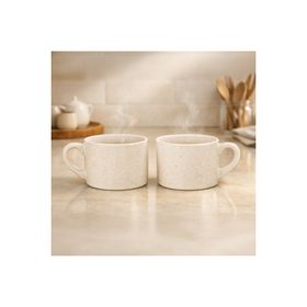 Evidea Kitchen Seramik 2'li Krem 110 ml Kupa