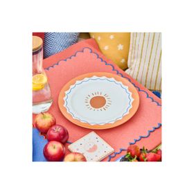 Evidea Kitchen Sun Krem Sarı 21 CM Tatlı ve Kahvaltı Tabağı