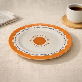 Evidea Kitchen Sun Krem Sarı 27 CM Servis Tabağı