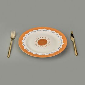 Evidea Kitchen Sun Krem Sarı 27 CM Servis Tabağı