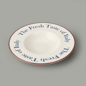 Evidea Kitchen The Fresh Taste Renkli 26 CM Porselen Makarna Tabağı
