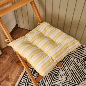 Evidea Lime Cello Soft Ekru Sarı 43x43 cm Sandalye Minderi