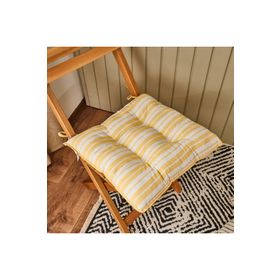 Evidea Lime Cello Soft Ekru Sarı 43x43 cm Sandalye Minderi