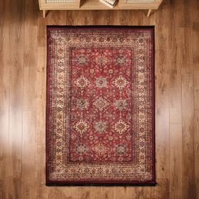 Evidea Line Afgan Desenli Kırmızı 160x230 cm Soft Halı