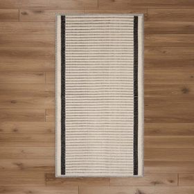 Evidea Linya Dekoratif Ekru 80x150 cm Soft Halı
