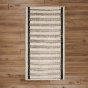 Evidea Linya Dekoratif Ekru 80x150 cm Soft Halı